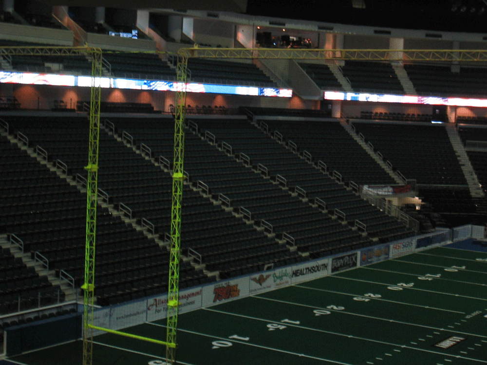 stadium railings